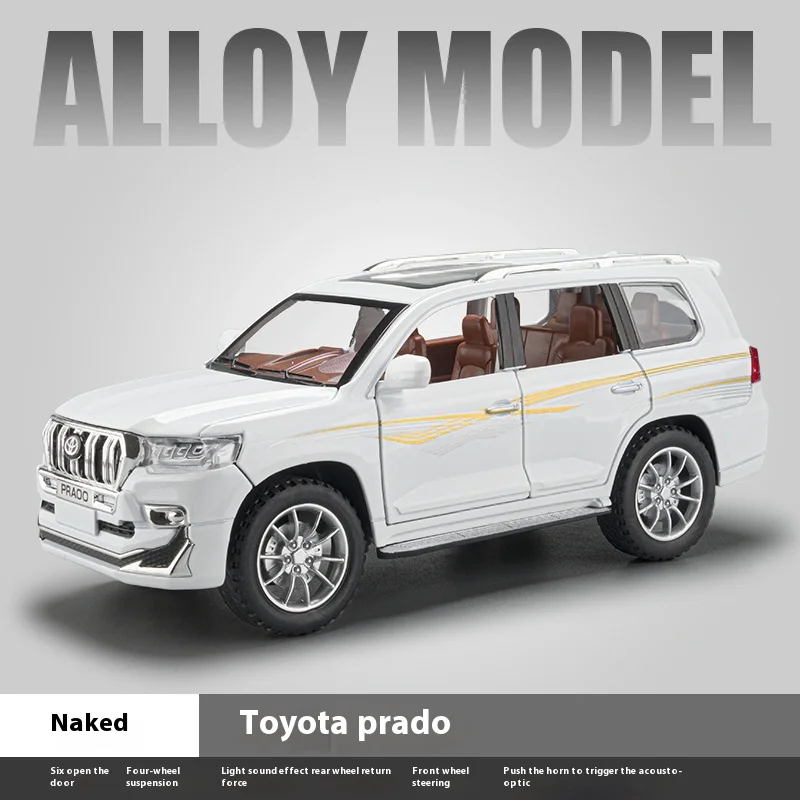 1:24 Toyota Prado Off Road Diecast Model Car 7 1:24 Toyota Prado Off Road Diecast Model Car - Image 7