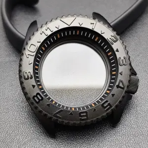 42mm Black Matte Watch Case for NH35 Movement 269 S2b34bbed720541b7a41bb3b0dcc9314da 2