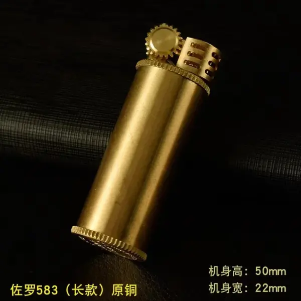 ZORRO Brass Kerosene Lighter Retro Portable Gadget - Image 16