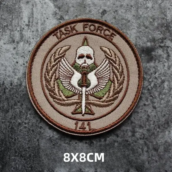 Call of Duty Skull Embroidered Tactical Patches 8cm - Image 3