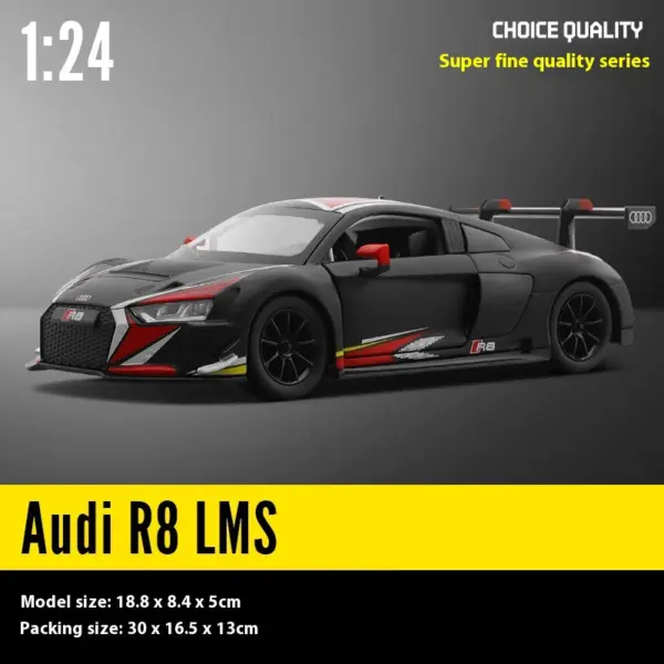 1:24 Audi R8 LMS WASA Metal Diecast Model Car - Image 11