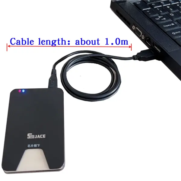 USB Smart Card Reader HHD02 for Bank and IC Cards - Image 3