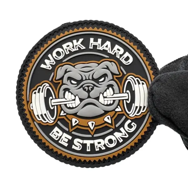 Work Hard Be Strong PVC Patch for Tactical Gear - Image 4