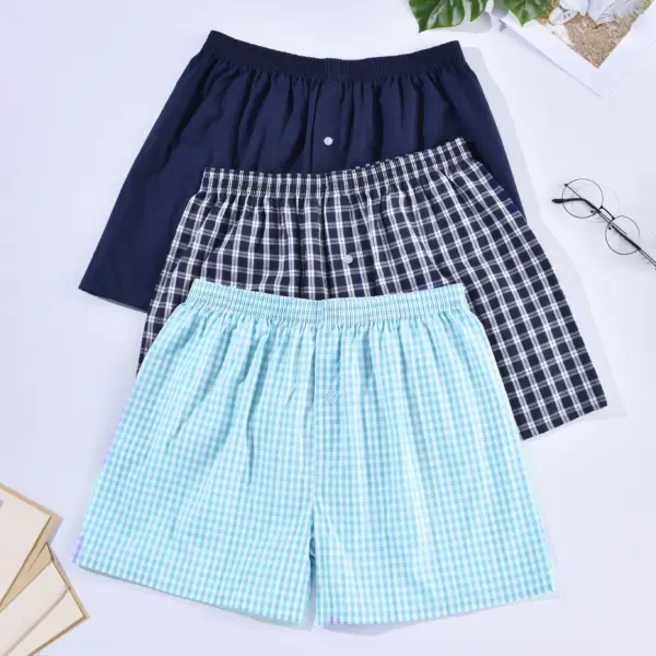 Comfortable Men's Cotton Boxer Shorts - Image 2