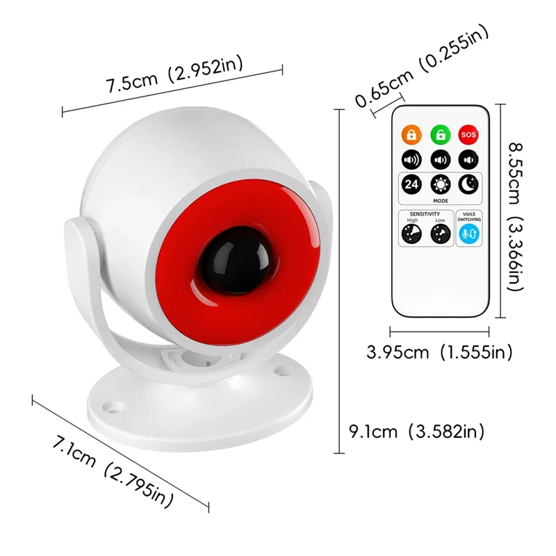 Indoor Human Body Infrared Alarm Security Detector 6 Indoor Human Body Infrared Alarm Security Detector - Image 6