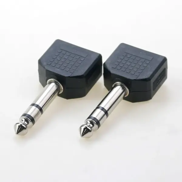 6.35mm to Dual 3.5mm Stereo Y Splitter Adapter - Image 4