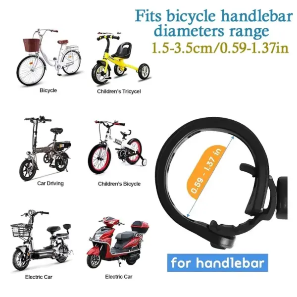 360° Adjustable Bike Mirror for Handlebar - Image 3