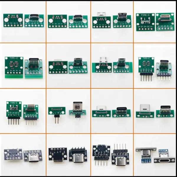 Micro USB Type-C PCB Test Connector 90° - Image 3