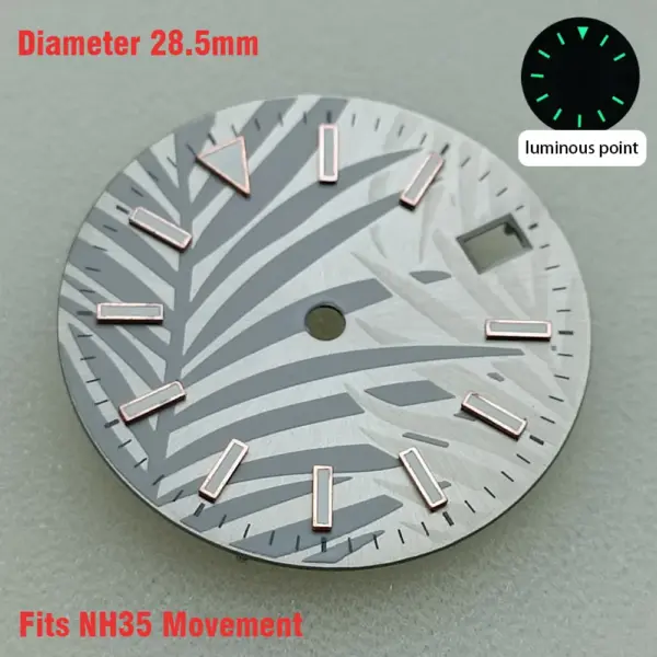 28.5mm Luminous Watch Dial for NH35/NH36/8215/2836 - Image 20