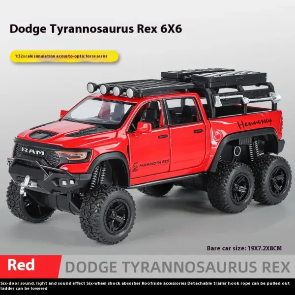 1:32 Dodge Mammoth 1000 Diecast Model SUV - Image 8
