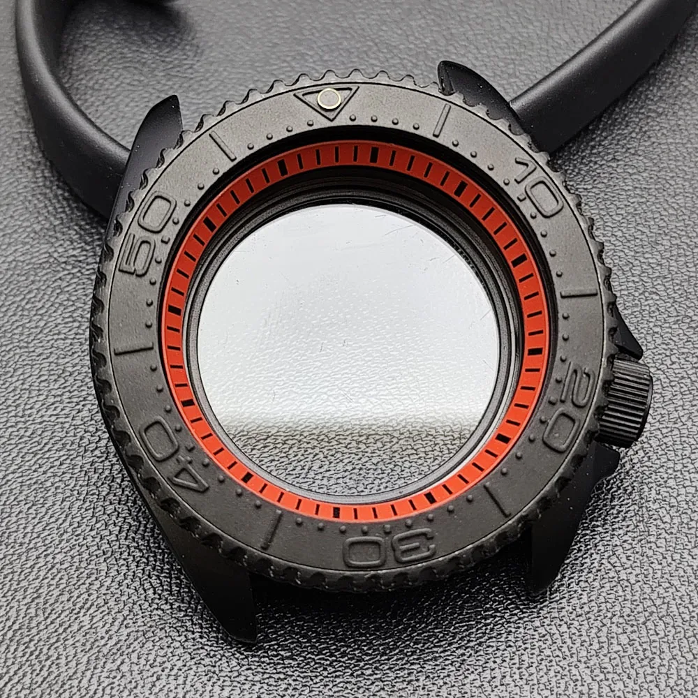42mm Black Matte Watch Case for NH35 Movement 106 42mm Black Matte Watch Case for NH35 Movement - Image 106