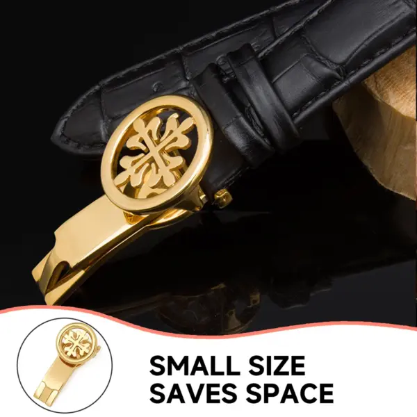 18mm 20mm Stainless Steel Butterfly Buckle for PP Watch Strap - Image 5