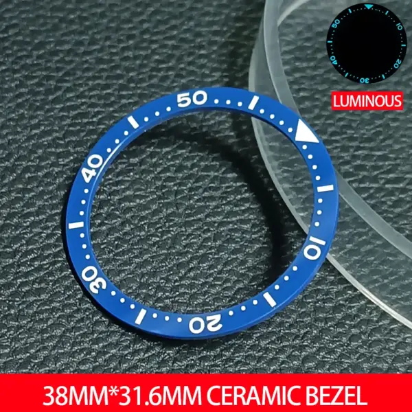 38mm Ceramic Bezel Insert for Dwayne Campbell Watch - Image 8