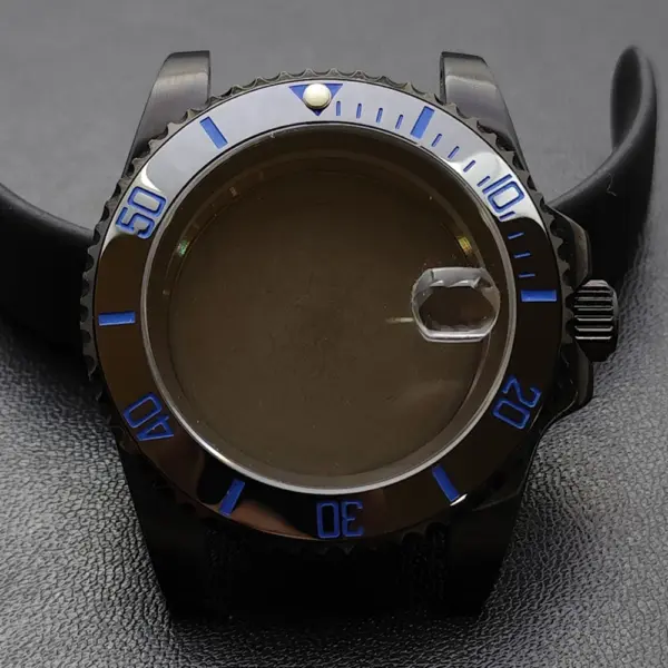 GMT 40.5MM Bidirectional Sapphire Watch Case for NH34 NH35 - Image 47