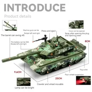 1:32 T99A Military Armored Diecast Tank 10 S2c3f66b6565f4e1c82544b39f7ee840dY 1