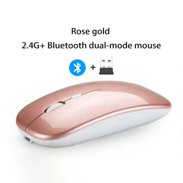 DIXSG Bluetooth Rechargeable Dual Mode Mouse for Laptop and iPad - Image 11