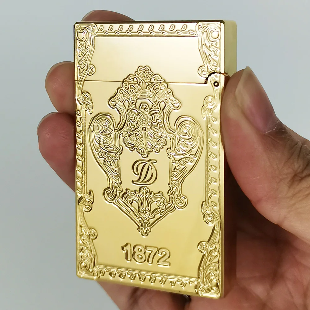 Solid Brass Engraved D Brand Lighter Model #108 3 Solid Brass Engraved D Brand Lighter Model #108 - Image 3
