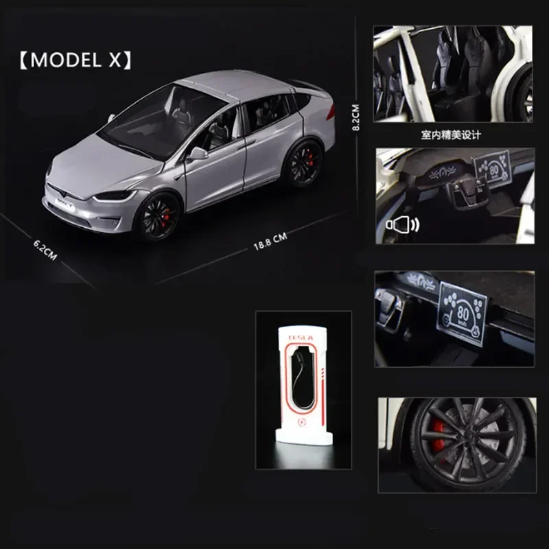 1:24 Tesla Roadster Toy Model 13 1:24 Tesla Roadster Toy Model - Image 13