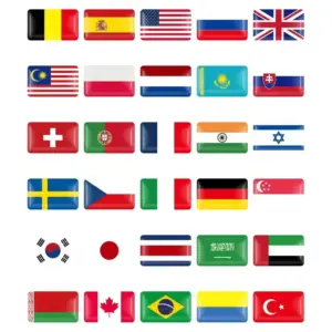 Flags Sticker Set for Indoor Outdoor Use 8 S2cc53e23be0c4d4cb1f5e44caadd6356f