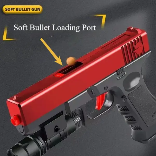 Manual G17 Foam Bullet Toy Gun - Image 4