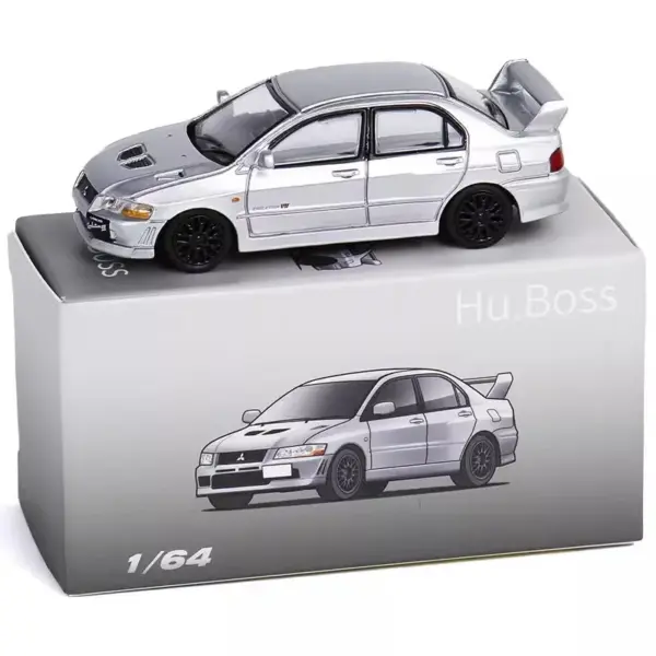 Hu.Boss 1/64 Lancer Evolution Ⅶ Diecast Model Car - Image 4