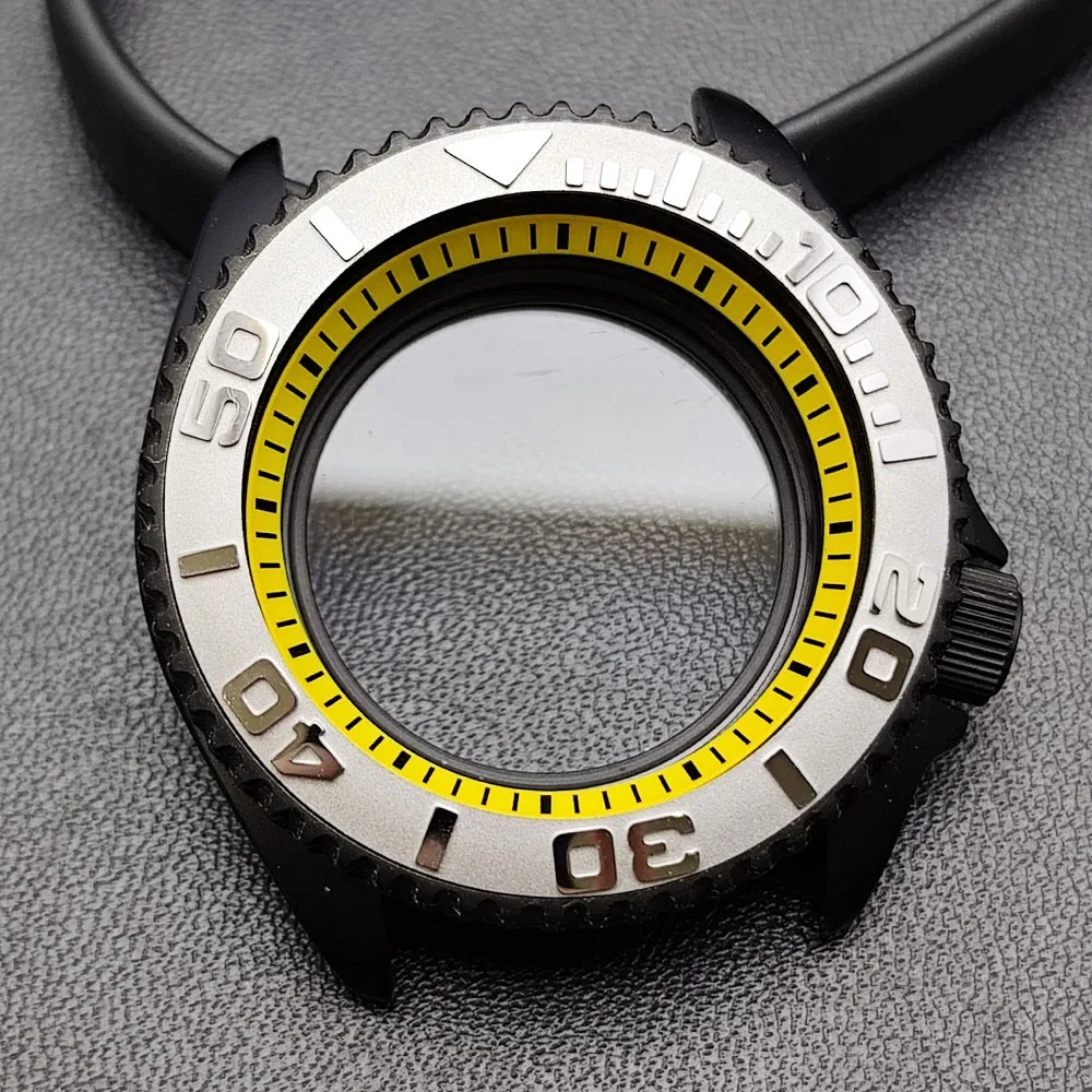 42mm Black Matte Watch Case for NH35 Movement 154 42mm Black Matte Watch Case for NH35 Movement - Image 154