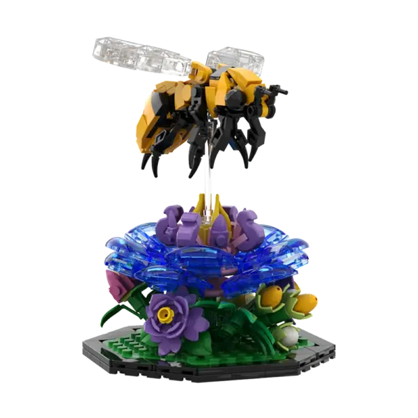 Honeybee Butterfly Dragonfly Building Blocks Set for Adults - Image 2
