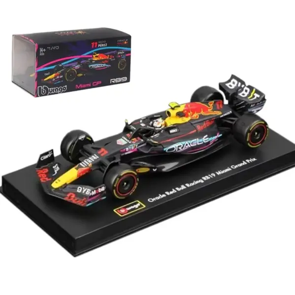 Bburago 1:43 Red Bull RB19 F1 Die-Cast Model - Image 7