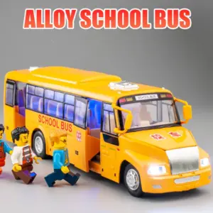 1/32 Alloy America School Bus Model Car 13 S2d9332e39ddf4f459d151b60b0d047791