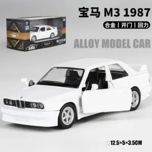 1:36 BMW M3 E30 1987 Diecast Alloy Model Car 8 S2db0890db29149b68cbfcc1b91607225z