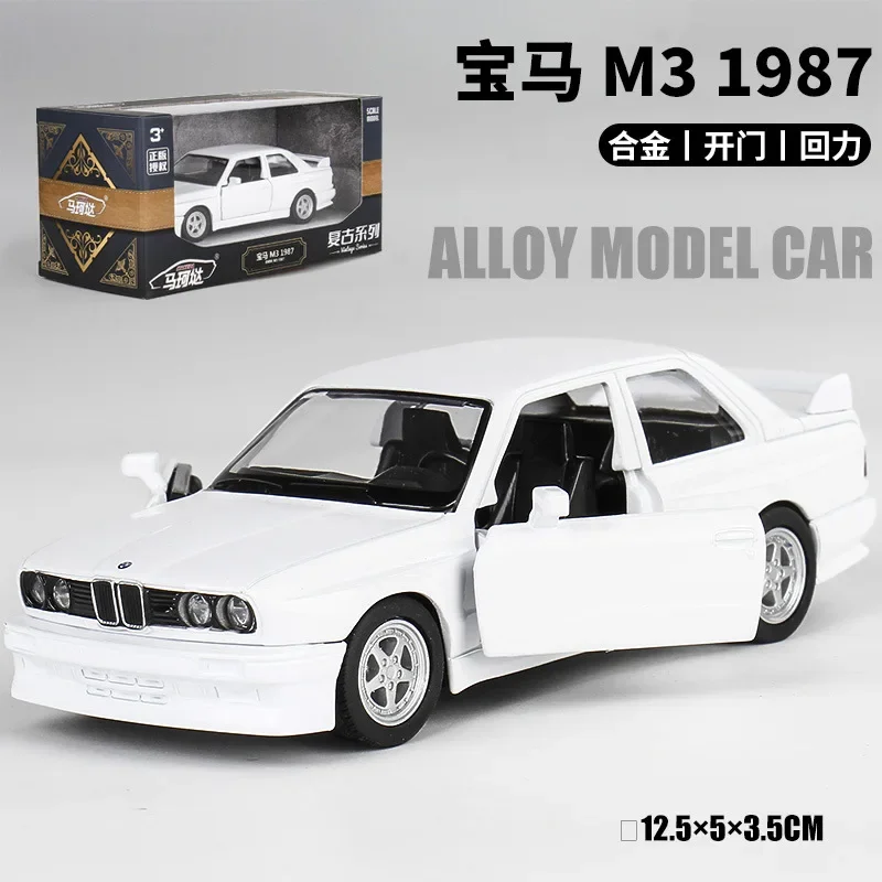 1:36 BMW M3 E30 1987 Diecast Alloy Model Car 3 1:36 BMW M3 E30 1987 Diecast Alloy Model Car - Image 3