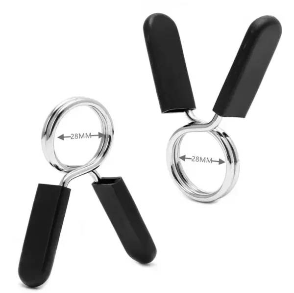 Barbell Clamp Spring Collar Clips Set 25/28/30 mm - Image 8