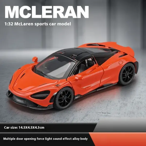 1:32 McLaren 765LT Alloy Model Car - Image 9