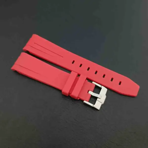 20mm Rubber Watch Strap with Stainless Steel Buckle - Image 18