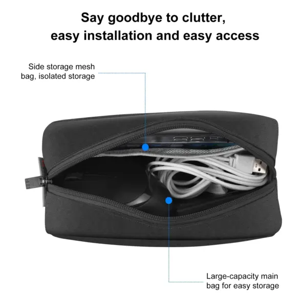 HAWEEL Electronics Organizer Bag for Chargers and Cables - Image 4