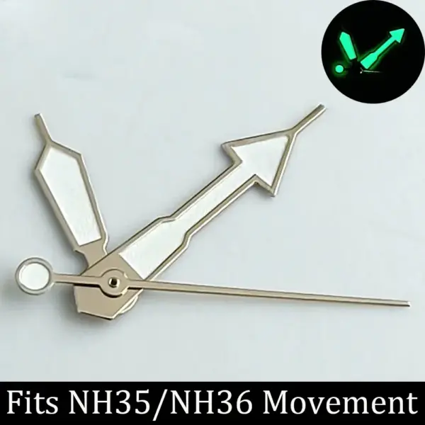 28.5mm Green/Black Dual Calendar Watch Dial for NH36 - Image 33