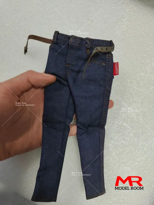 1/6 Scale Male Denim Pants for Action Figures - Image 4