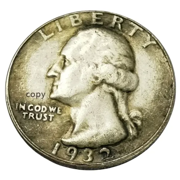 Replica 1932 US Washington Quarter Coins Set - Image 5