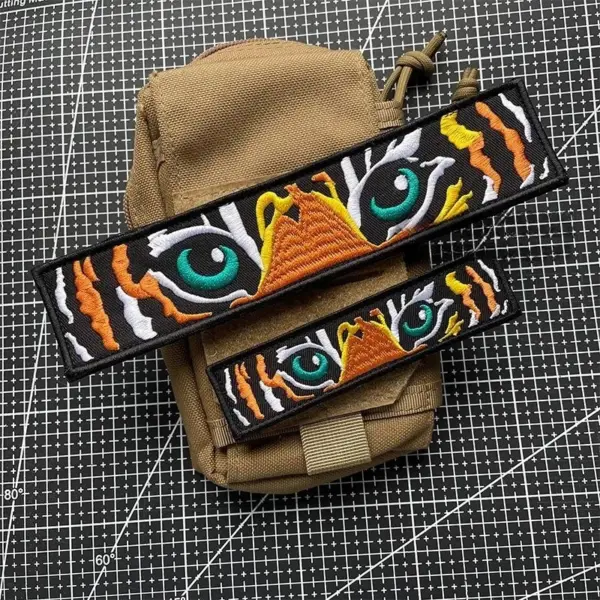 Dark Forest Tiger Moral Badge Tactical Hook&Loop Patches - Image 4