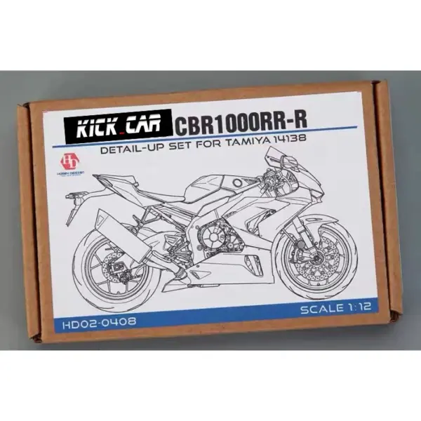 Hobby Design 1/12 Metal Motorcycle Upgrade Kit - Image 24