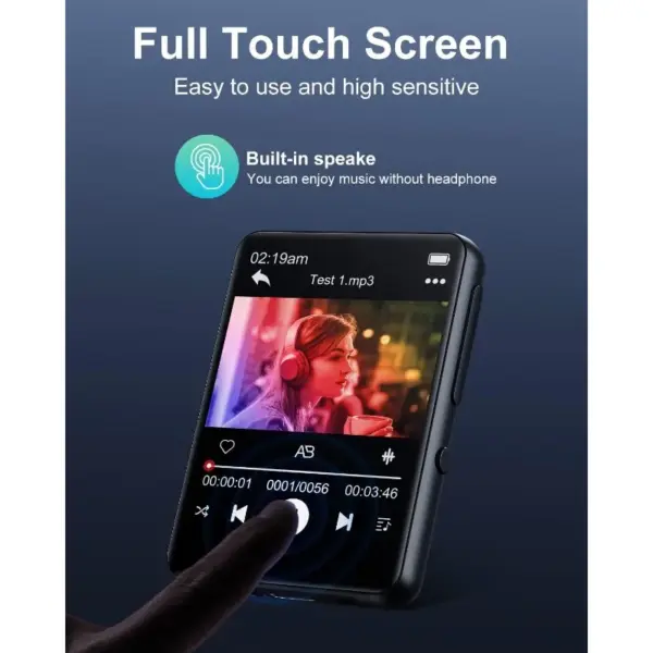 32GB Bluetooth MP3 Player with Touchscreen - Image 2