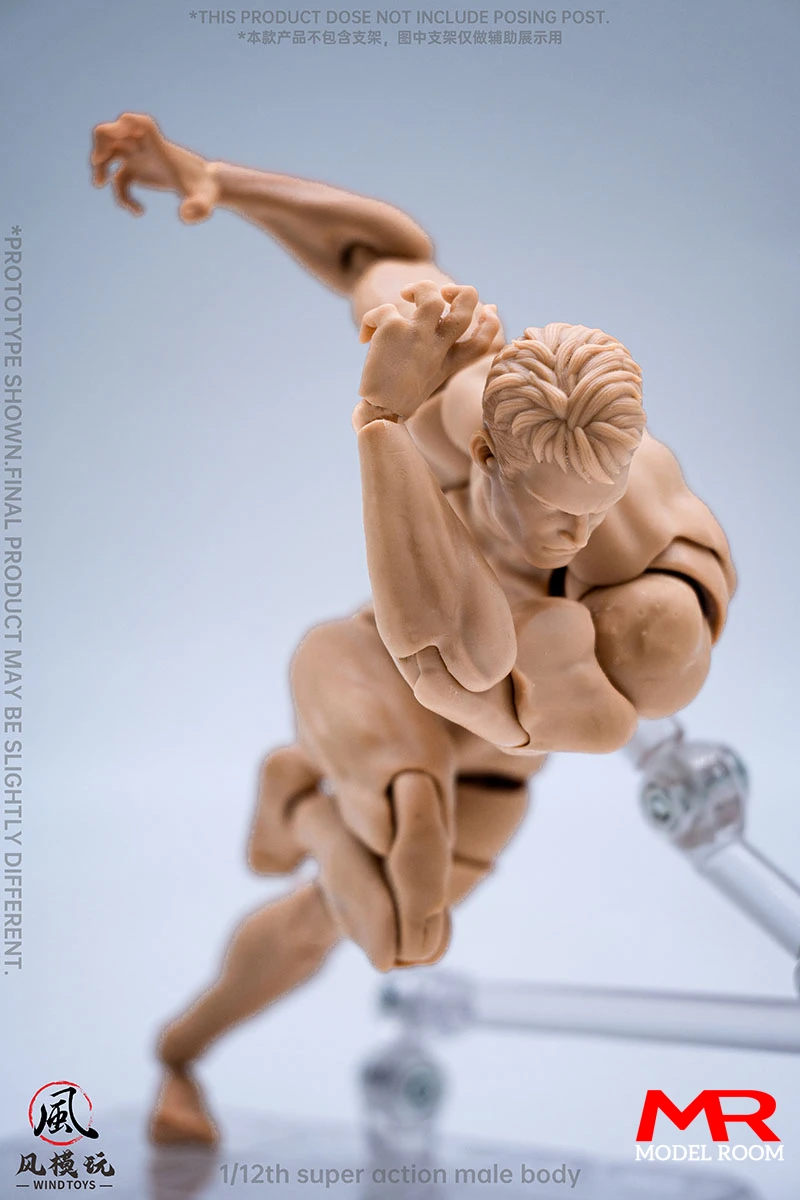 Wind Toys 1/12 Male Action Figure Kit 3 Wind Toys 1/12 Male Action Figure Kit - Image 3