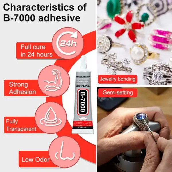LOOLIFL B7000 Strong Transparent Adhesive - Image 6