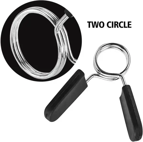 Barbell Clamp Spring Collar Clips Set 25/28/30 mm - Image 4