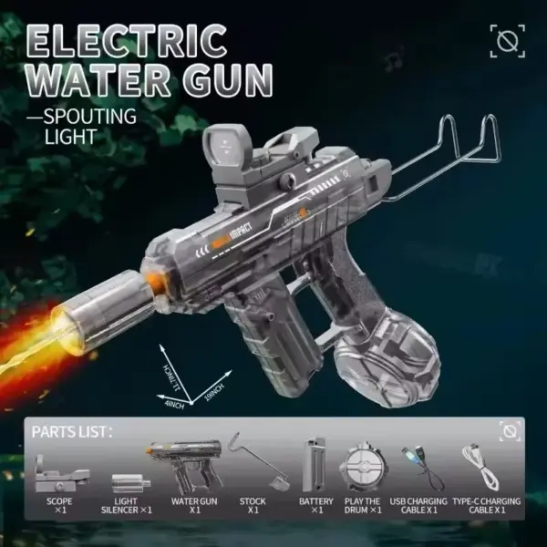 Children's Electric Water Gun Summer Playtoy - Image 8