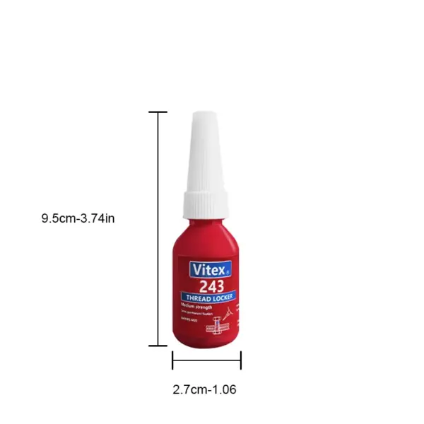 Red Threadlocker Screw Locking Agent 243 - Image 2