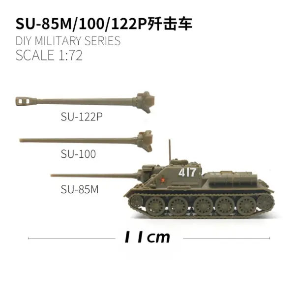 LEE 1/72 SU-85M Soviet Tank Destroyer Assembly Model - Image 3