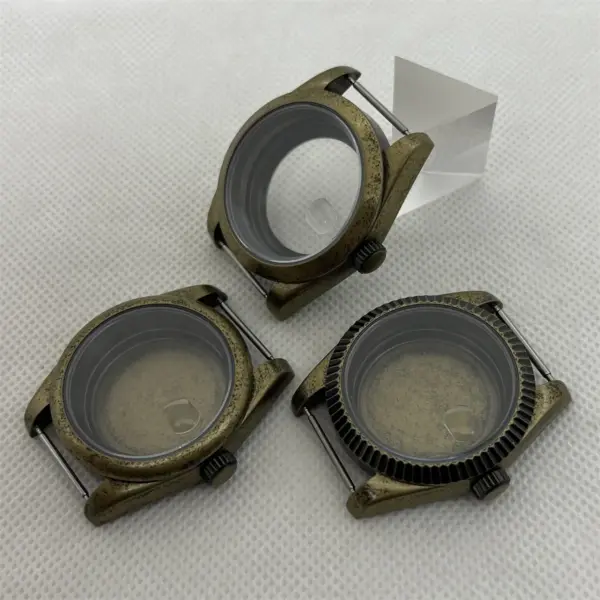 BLIGER 39mm Bronze Watch Case for NH34 NH35 ETA2824 - Image 2