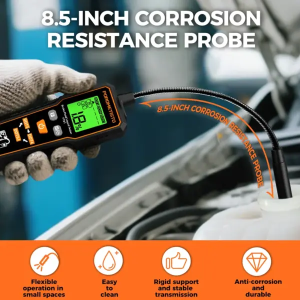 Digital Brake Fluid Tester DOT3/DOT4/DOT5.1 with LCD - Image 4