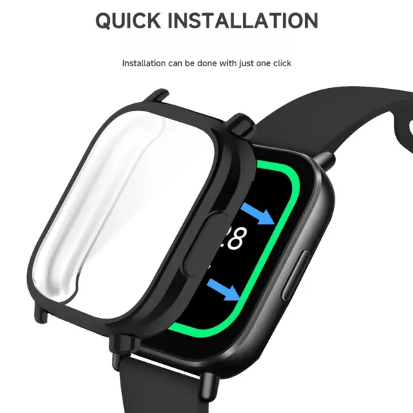 TPU Screen Protector and Silicone Strap for Redmi Watch 5 Lite - Image 3